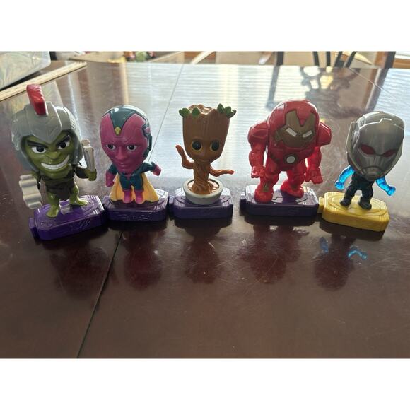 Lot of (5) MARVEL AVENGERS ENDGAME 2019-2020 McDonald’s Happy Meal Toys - Picture 1 of 6
